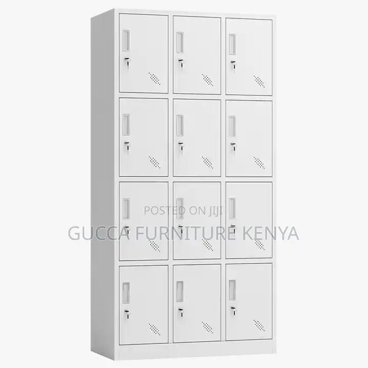 9-locker Metallic Gym Storage Cabinet