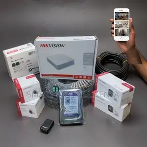 Real-Time Video Recording 4 Hikvision 1080p CCTV Cameras Complete Kit