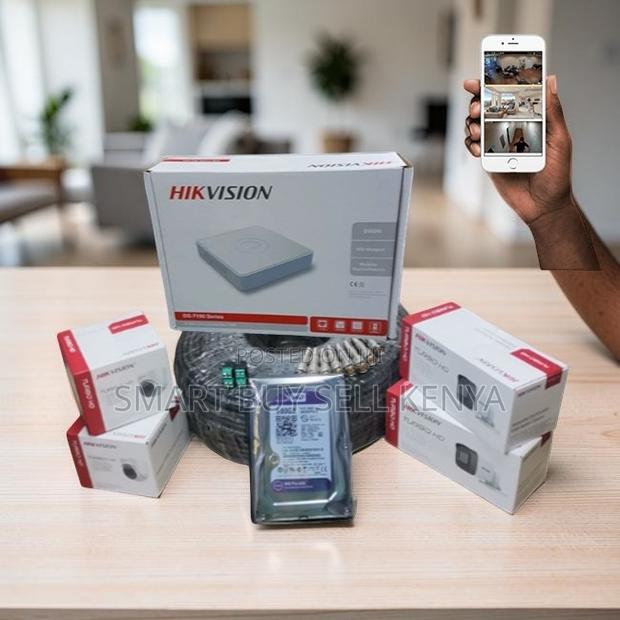 Hdmi and Vga Video Output 4 Hikvision 1080p CCTV Cameras Complete Kit