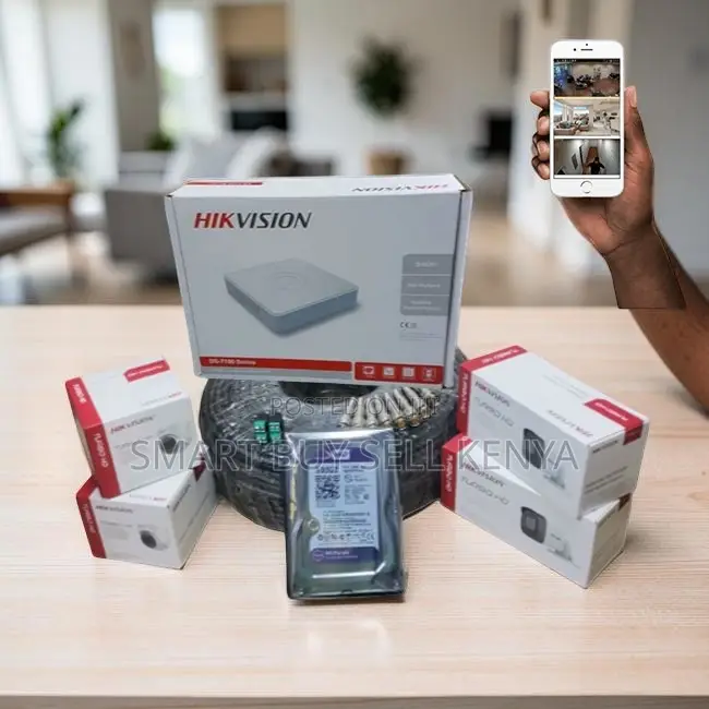 Hdmi and Vga Video Output 4 Hikvision 1080p CCTV Cameras Complete Kit