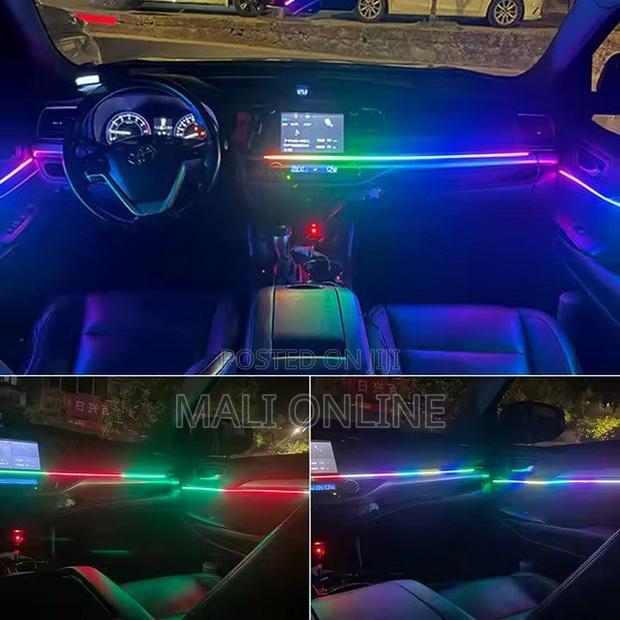 Car Led Strip Lights Interior RGB Ambient Lighting Kit App Control - thumbnail 4