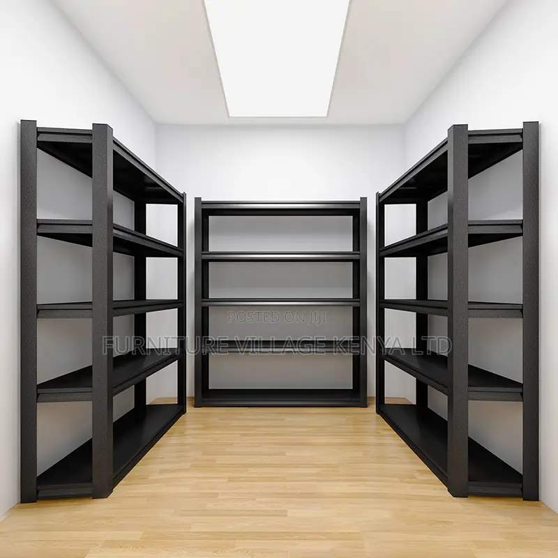 Office Shelf; 5-tier Metallic Adjustable Shelves Office Shelf