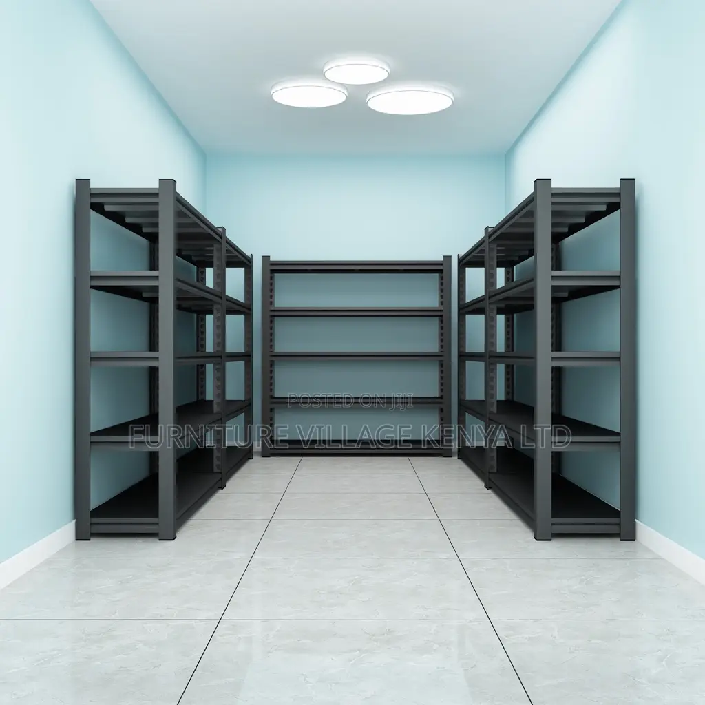 Office Shelf; 5-tier Metallic Adjustable Shelves Office Shelf