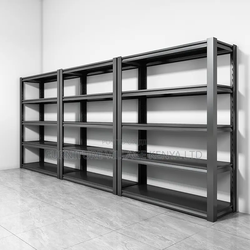 Office Shelf; 5-tier Metallic Adjustable Shelves Office Shelf