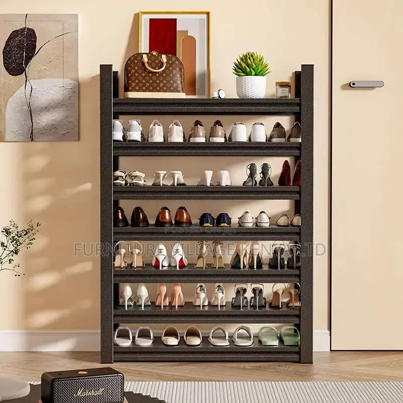 Office Shelf; 5-tier Metallic Adjustable Shelves Office Shelf
