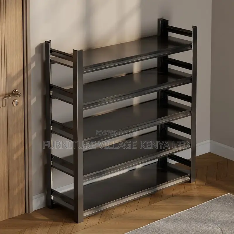 Office Shelf; 5-tier Metallic Adjustable Shelves Office Shelf