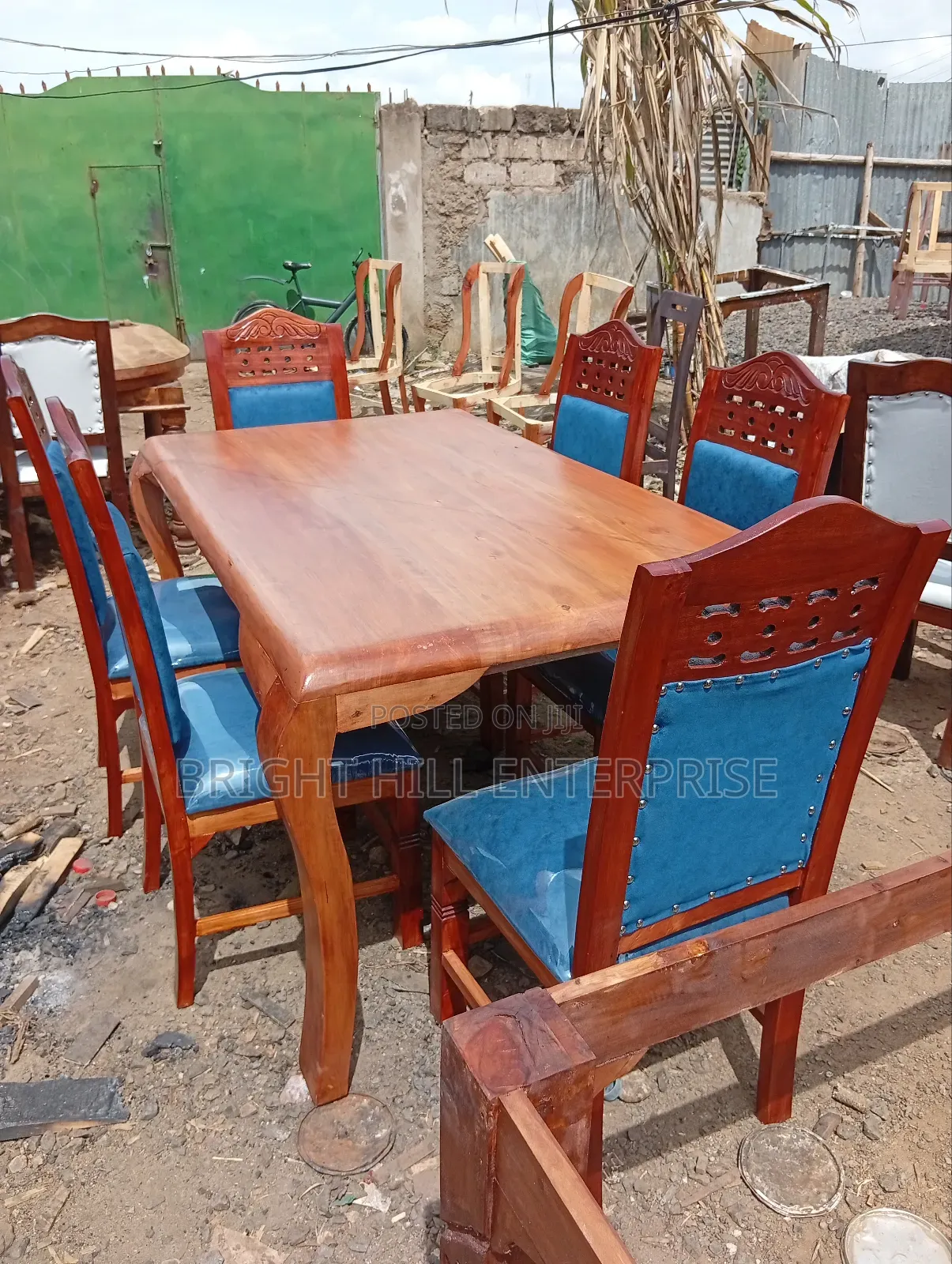 Classy Mahogany Made Dining Set 6 Seater