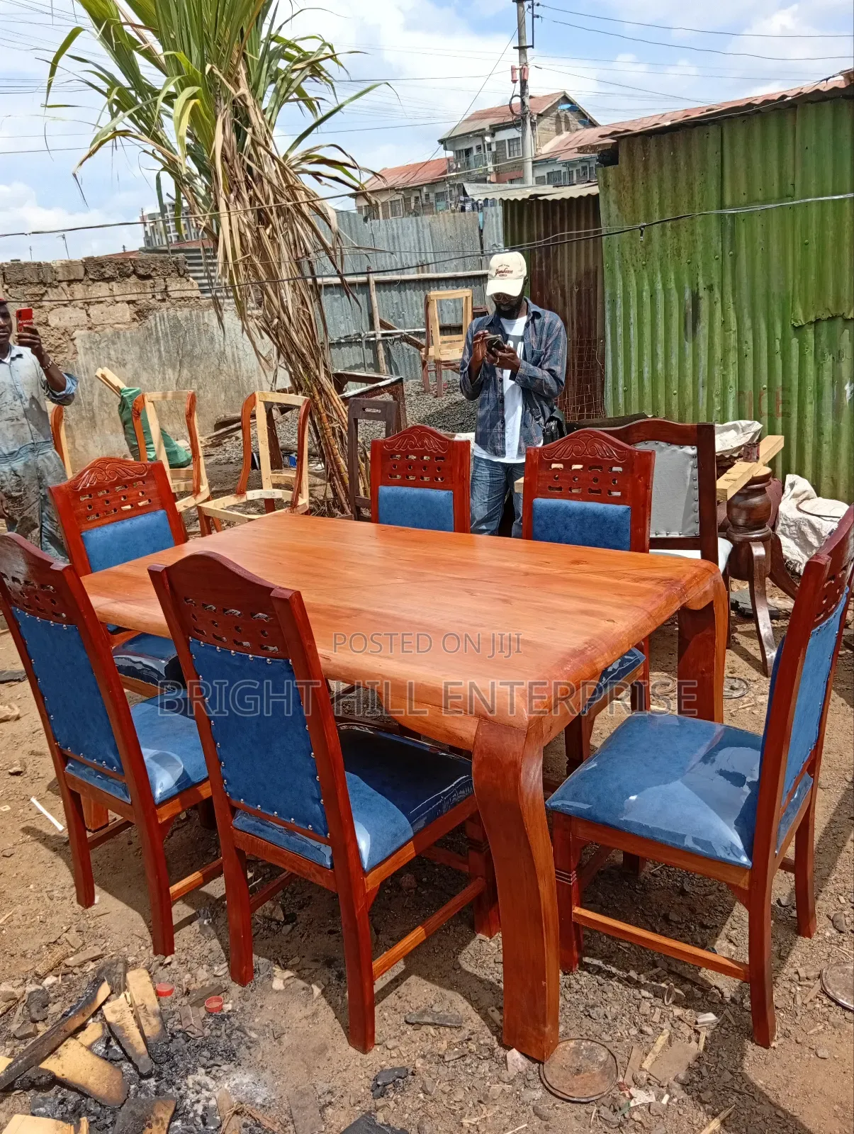 Classy Mahogany Made Dining Set 6 Seater
