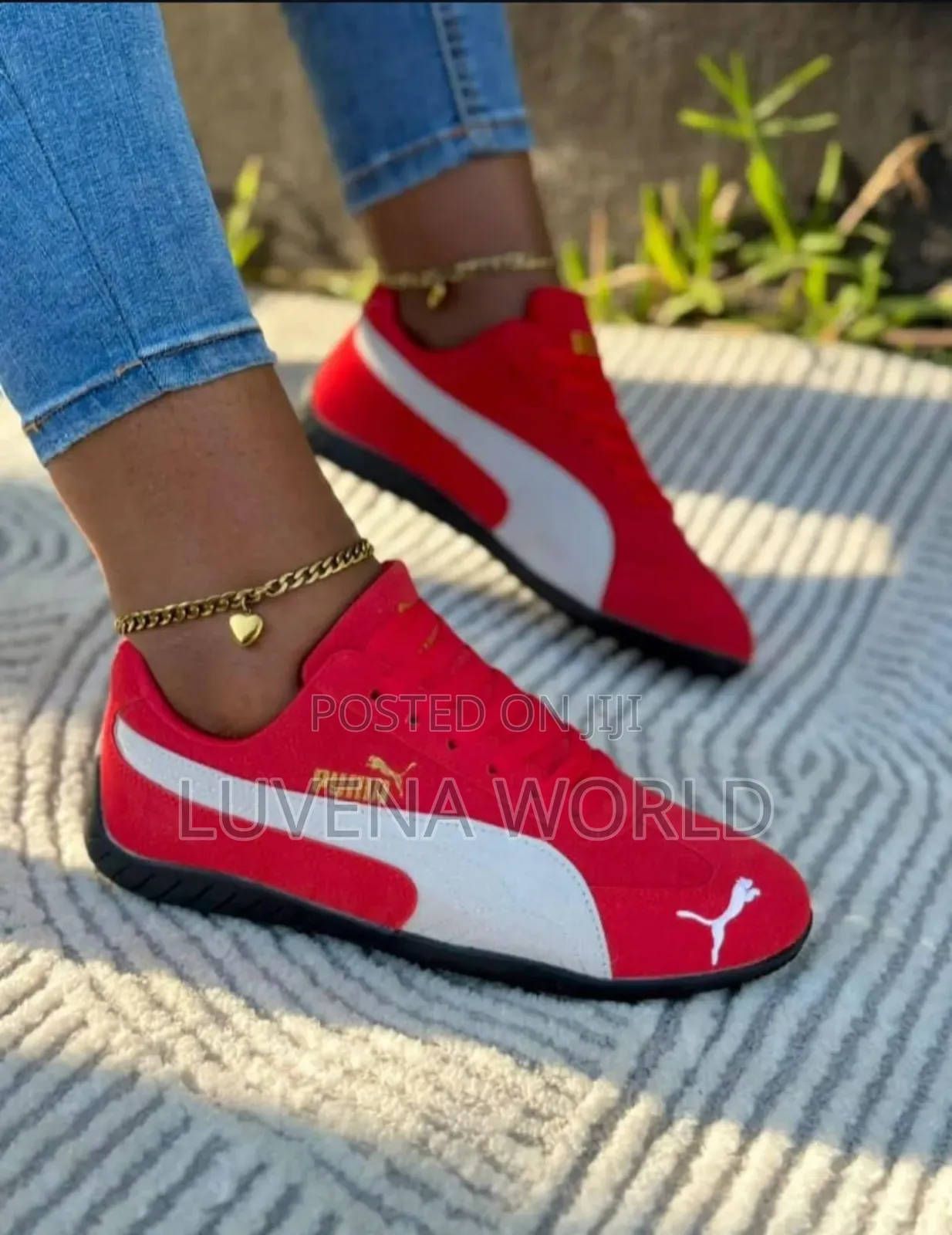 Red And White Puma