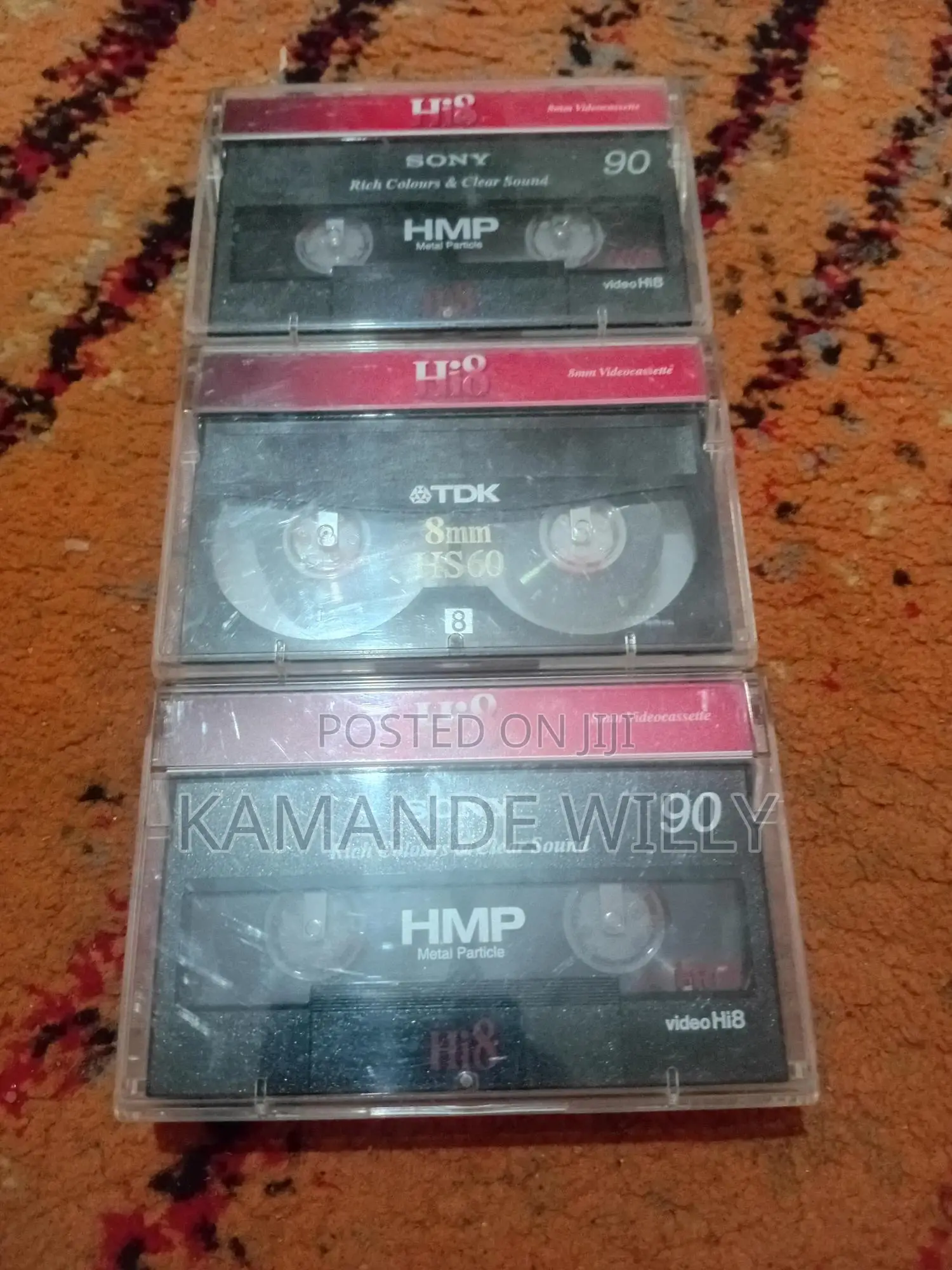 Hi8 Video Tapes