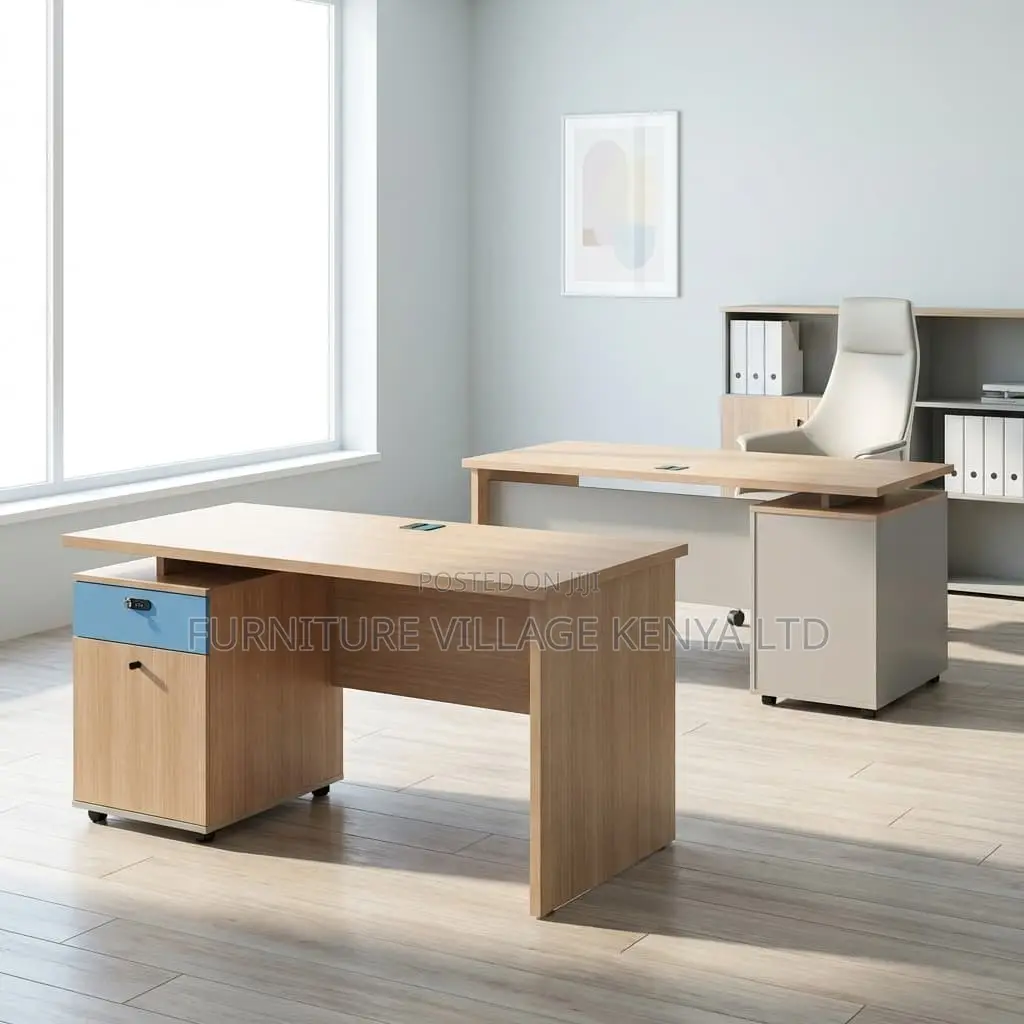 Office Desk; 1.2 Meter Imported Office Desk Withn Drawers