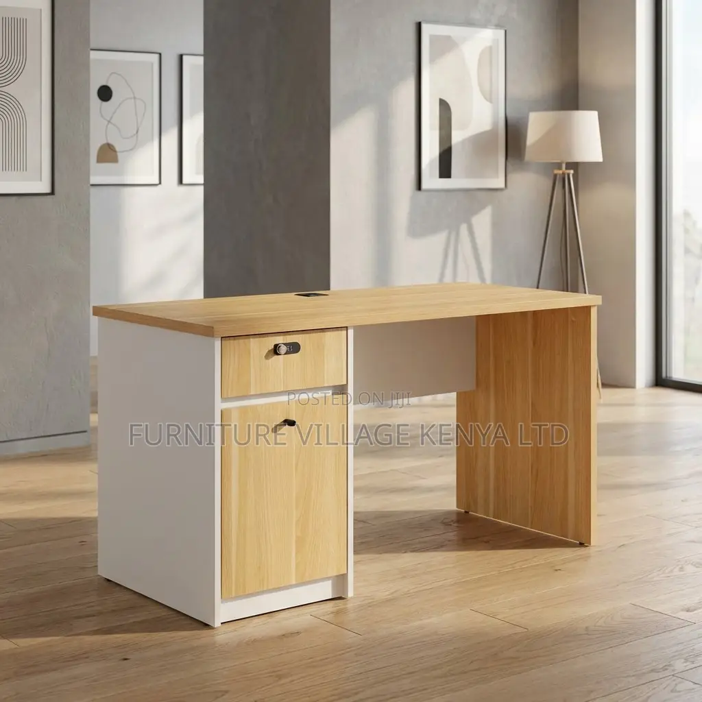 Office Desk; 1.2 Meter Imported Office Desk Withn Drawers