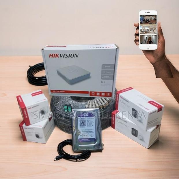 Stable Performance 4 Hikvision 1080p CCTV Cameras Complete System Kit