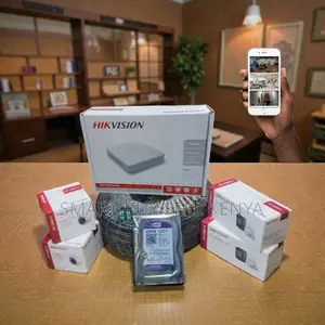Home Security 4 Hikvision 1080p Full Hd CCTV Cameras Full System Kit