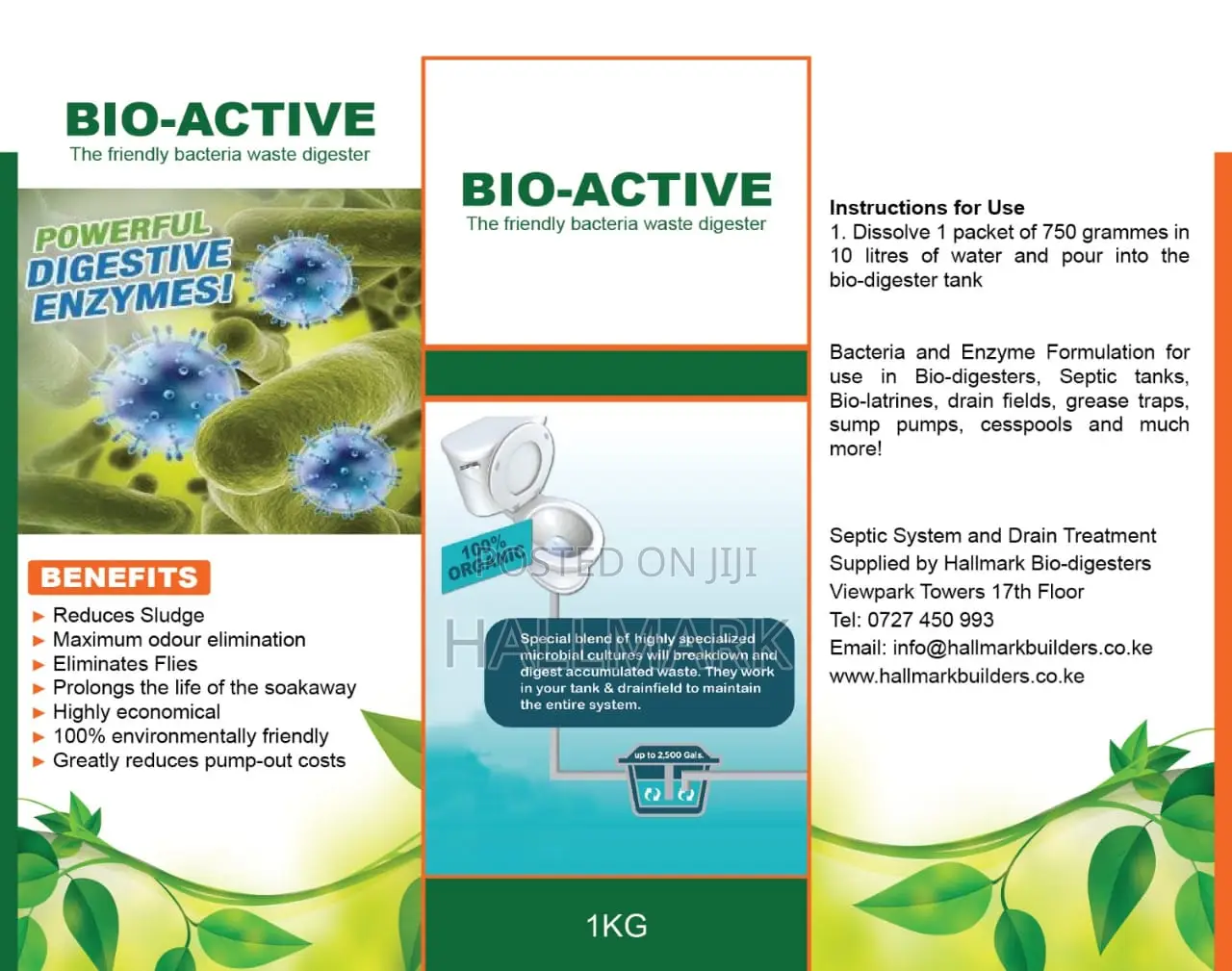 Biodigester Chemicals/Bio-Digester Bacteria Enzymes for Sale in Kenya