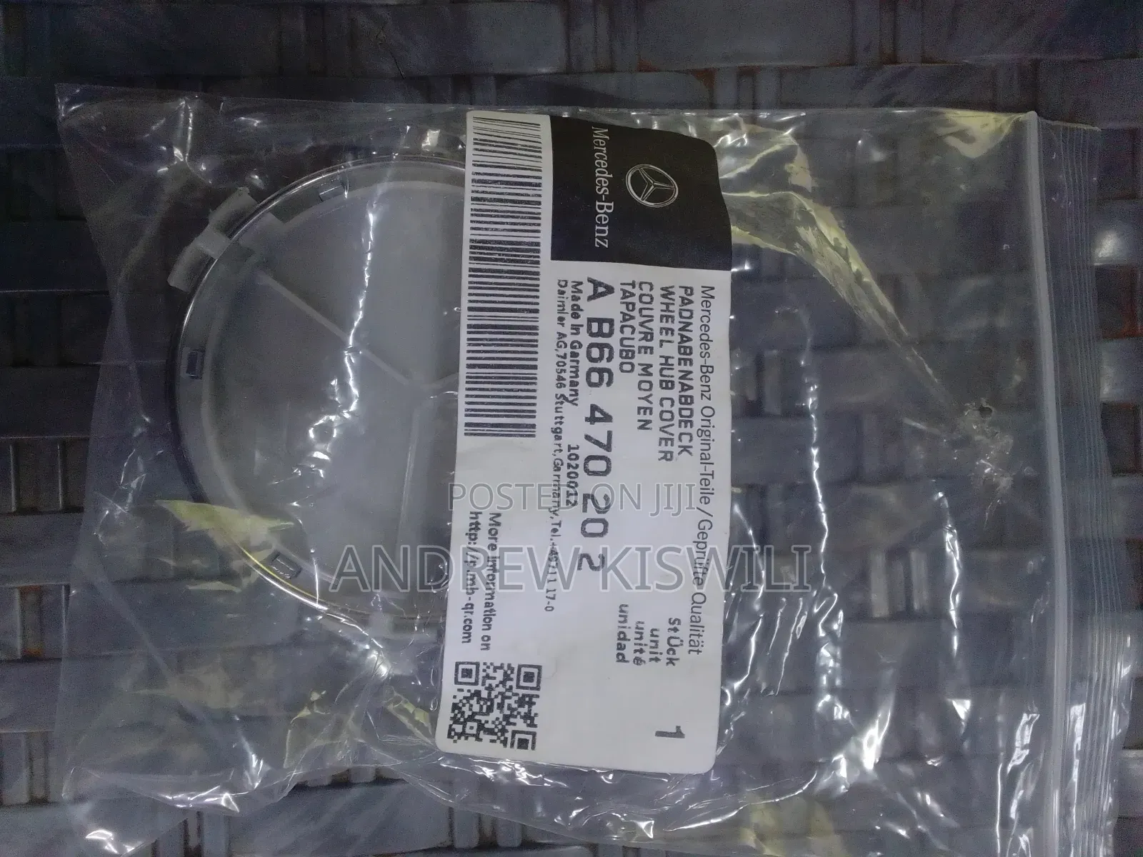 Mercedes Wheel Hub Cover
