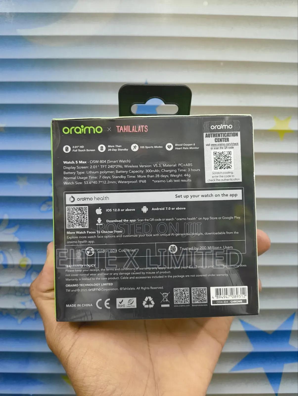 Oraimo Watch 5 Max