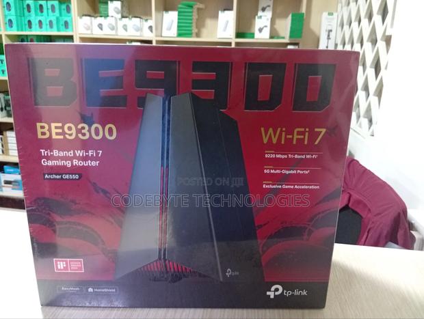 Tp-Link Ge550 | Be9300 Tri-Band Wi-Fi 7 Gaming Router- Tl-Archer Ge550