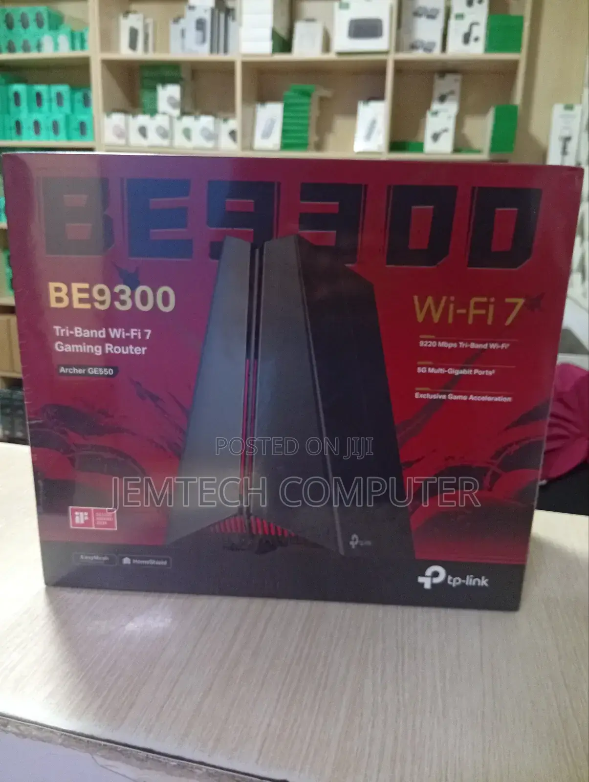 Tp-Link Ge550 | Be9300 Tri-Band Wi-Fi 7 Gaming Router- Tl-Archer Ge550
