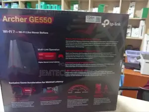 Tp-Link Ge550 | Be9300 Tri-Band Wi-Fi 7 Gaming Router- Tl-Archer Ge550