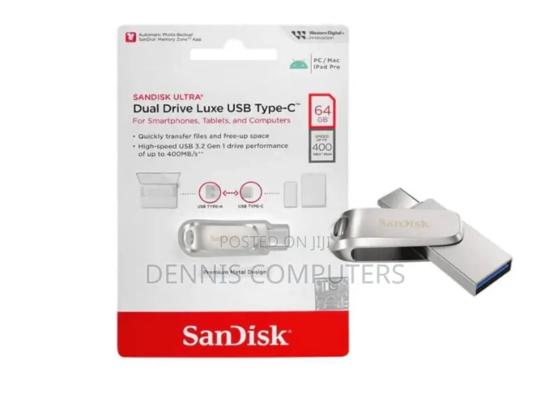 Sandisk Ultra Luxe Usb 3.2 64gb Flash Drive
