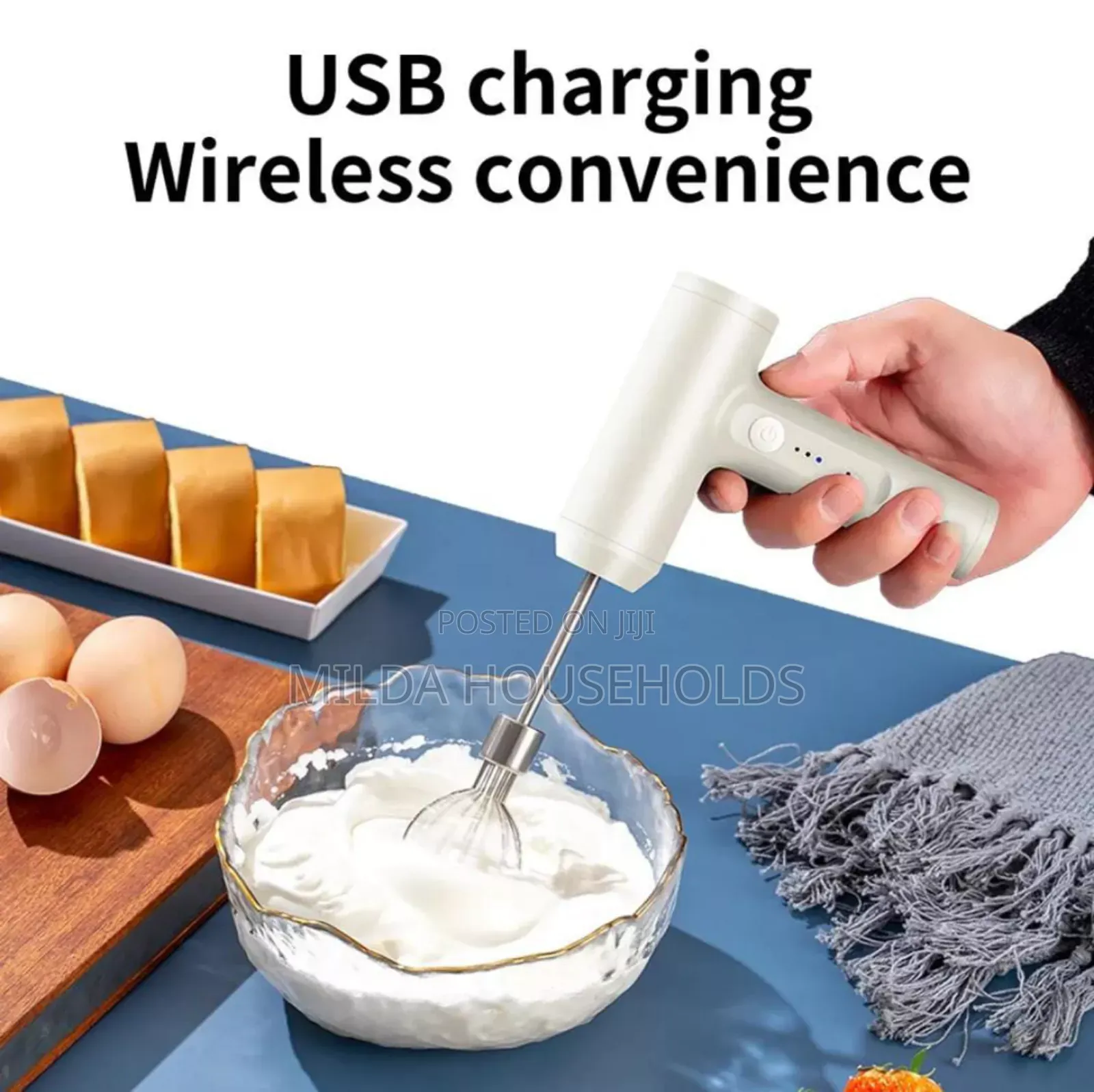 Wireless Hand Mixer.