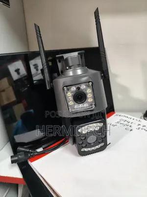 Sim Card (4g) Enabled CCTV Camera With Dual Lens Screen Display