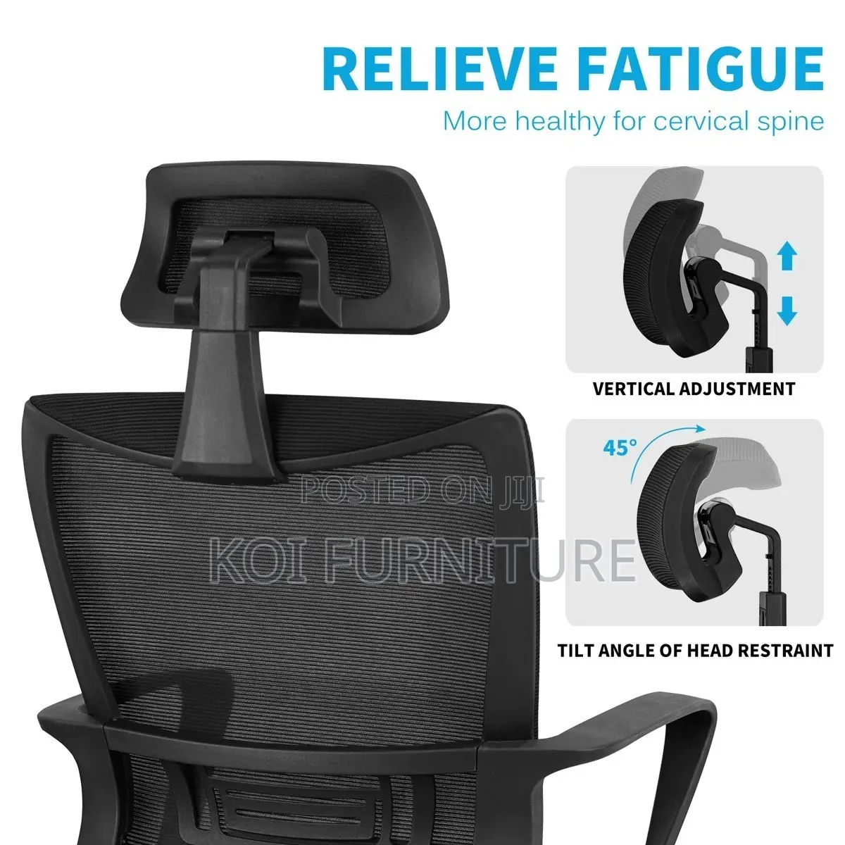 Office Chair; Mesh Breatheable Office Clerical Ergonomic Chair