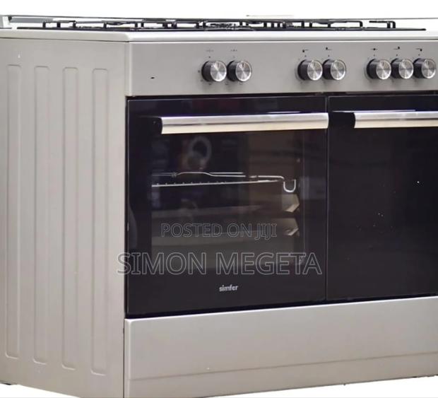 Von Simfer 60×90 Standing Cooker – 5 Gas Burners, Electric Oven Gas
