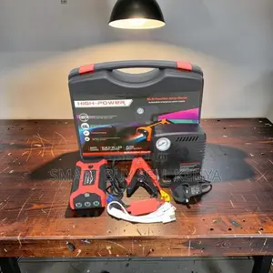 Long Battery Standby Time 12v 99800mah Jump Starter With Tire Inflator