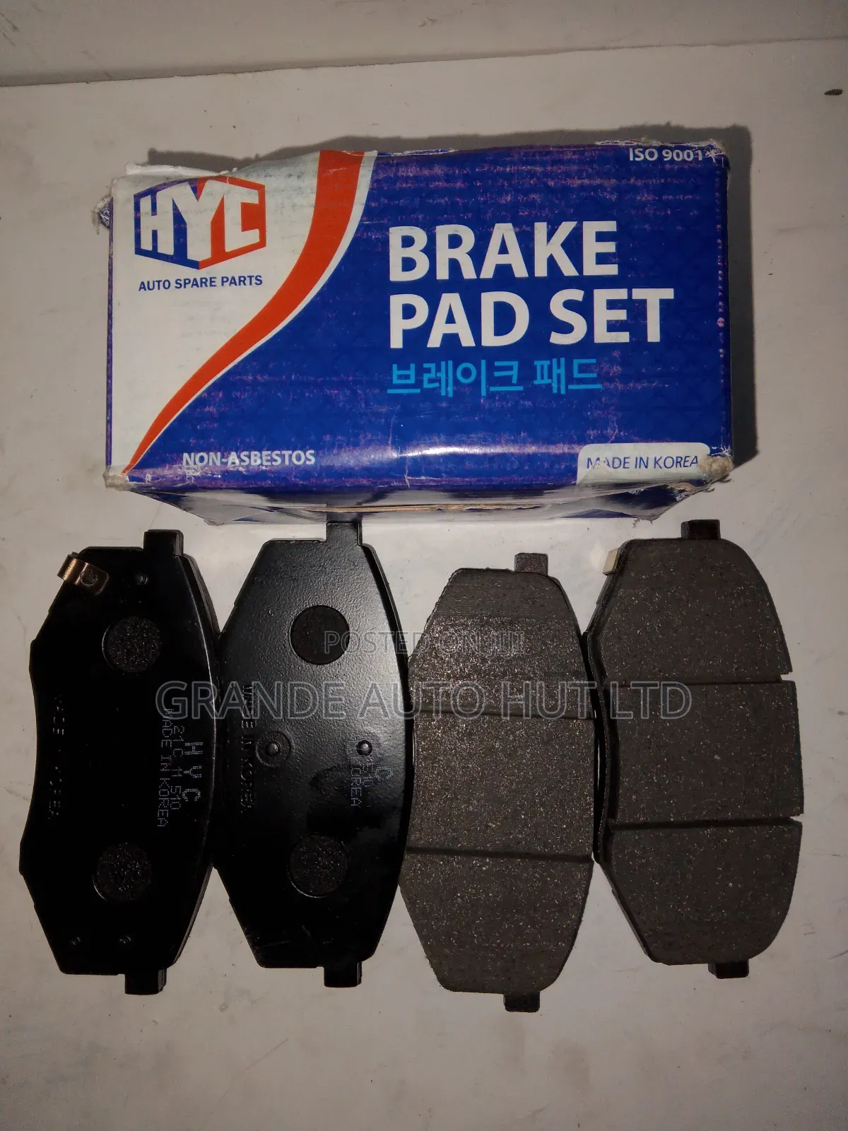 Front Brake Pads Hyundai Tucson 2015 (Hyc Brand)