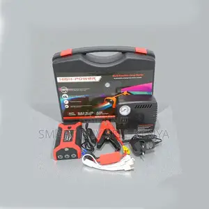 Energy Efficient 12v 99800mah Car Jump Starter With Tire Inflator