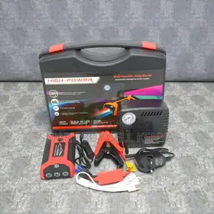 Multi-Device Charging 12v 99800mah Car Jump Starter With Tire Inflator
