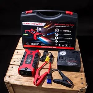 Stable Power Output 12v 99800mah Car Jump Starter With Tire Inflator