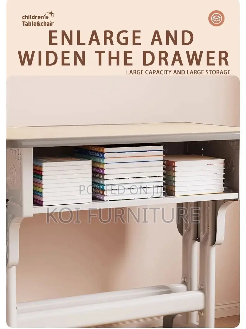 Home Desks; Home Schooling Adjustable Kids Desk Chair Set