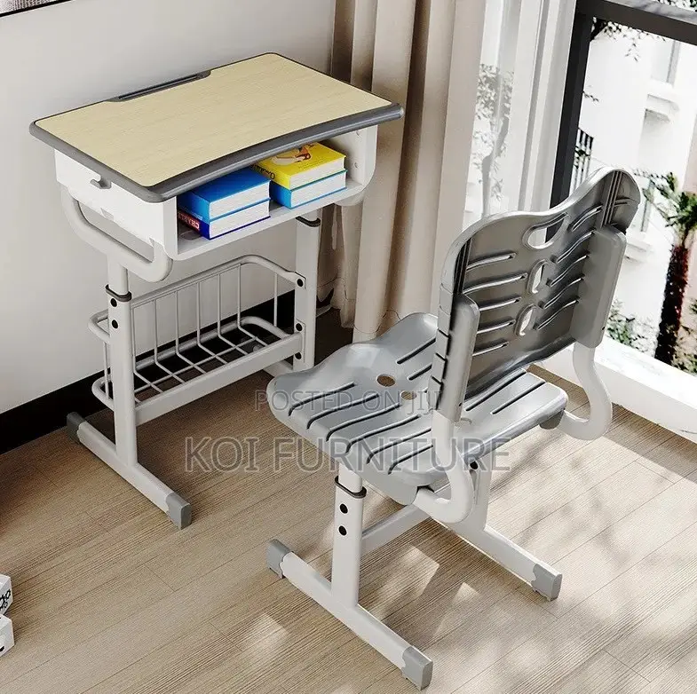 Home Desks; Home Schooling Adjustable Kids Desk Chair Set