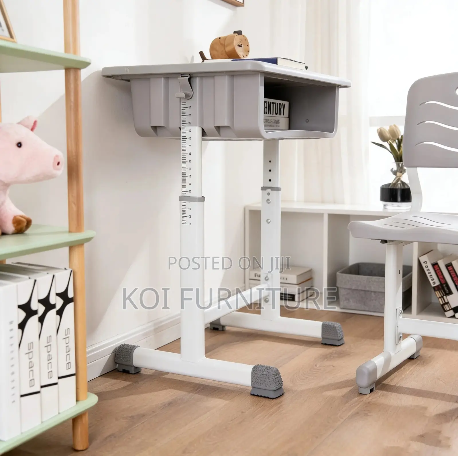 Home Desks; Home Schooling Adjustable Kids Desk Chair Set