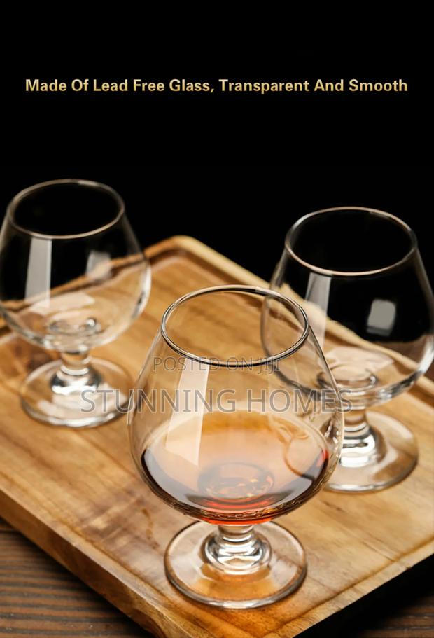 6pcs Cognac Glasses - thumbnail 3