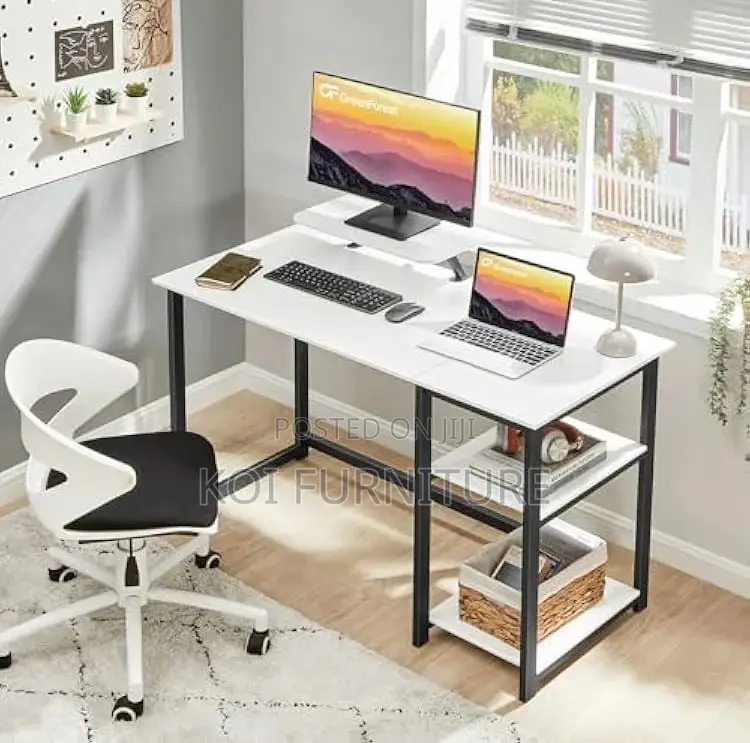 Office Desk; Home Office Table With Cpu Stoarge