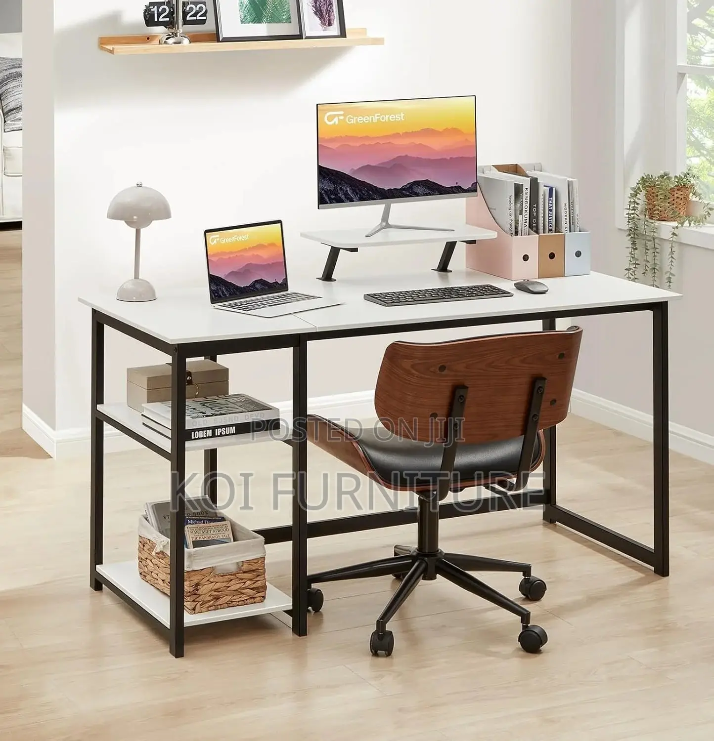 Office Desk; Home Office Table With Cpu Stoarge