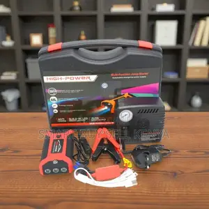 12v 99800mah Car Jump Starter With Tire Inflator and Auto Shut-Off