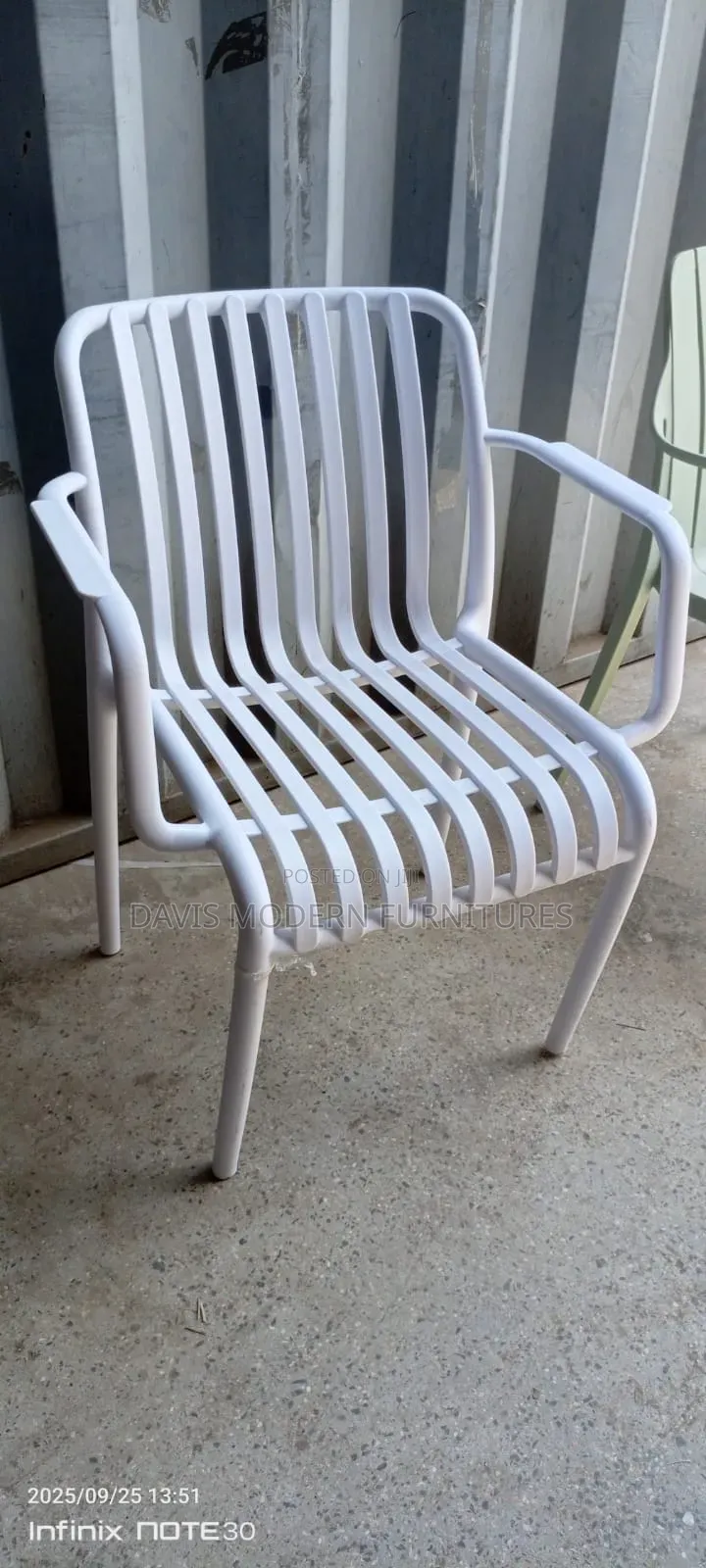 Heavy-Duty Plastic Armchair
