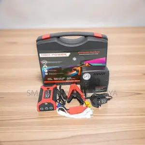 12v 99800mah Car Jump Starter With Tire Inflator Ideal Motorcycles