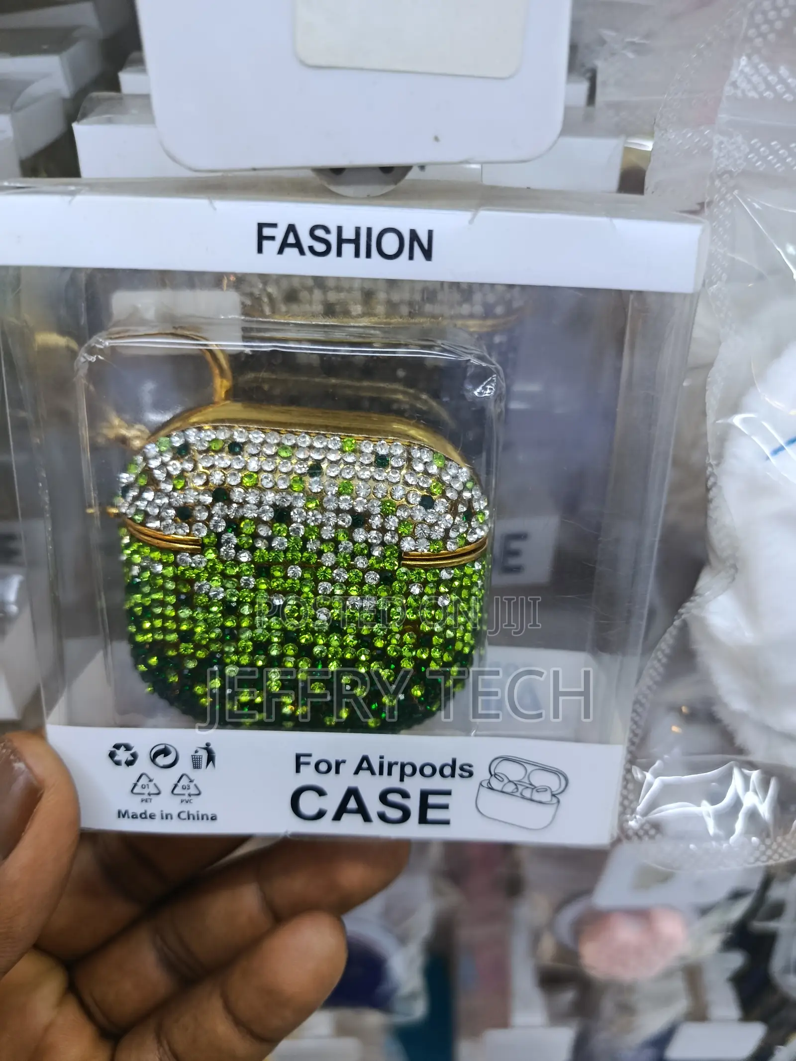 Luxury Gradient Diamond Protective Case Designed for Apple Airpods