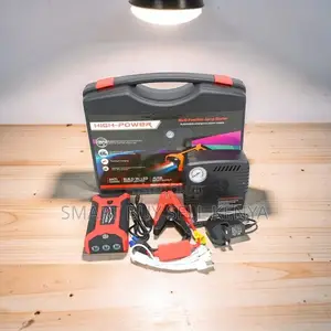 Easy-to-Use Controls 12v 99800mah Car Jump Starter With Tire Inflator