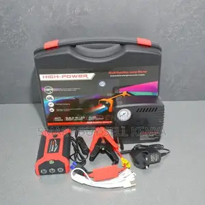 Overcurrent Protection 12v 99800mah Car Jumpstarter With Tire Inflator