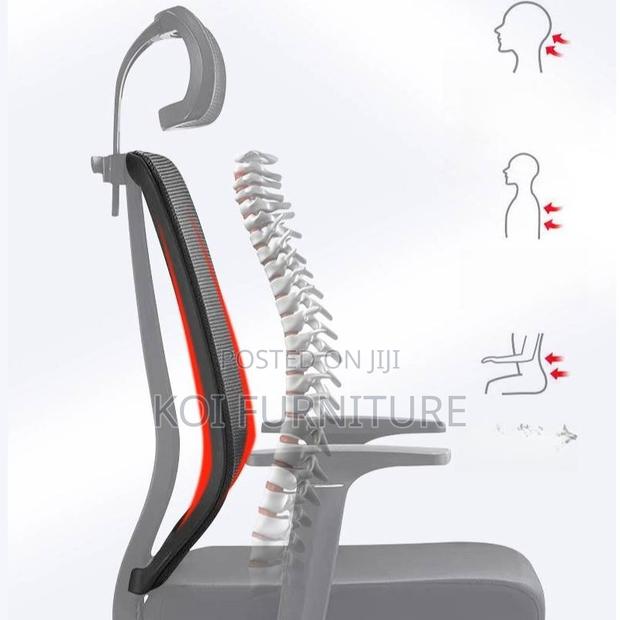 Office Chairs; High Back Orthopedic Office Executive Seat - thumbnail 6