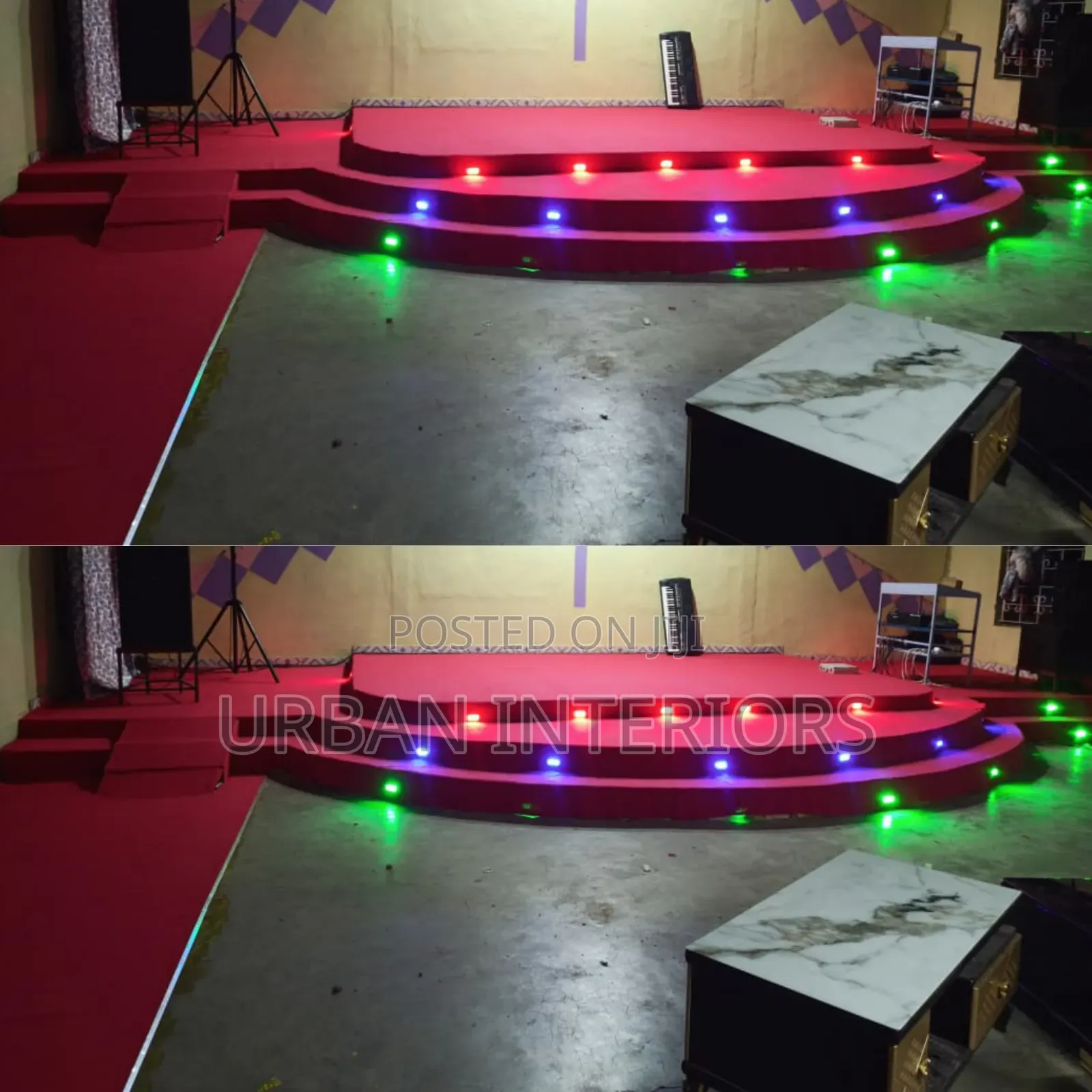 Red Pulpit Carpet Red Pulpit Carpet With Lighting