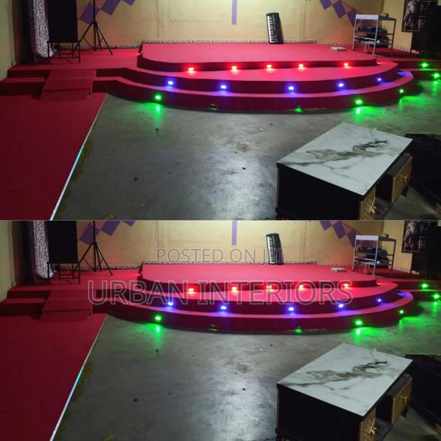 Red Pulpit Carpet Red Pulpit Carpet With Lighting