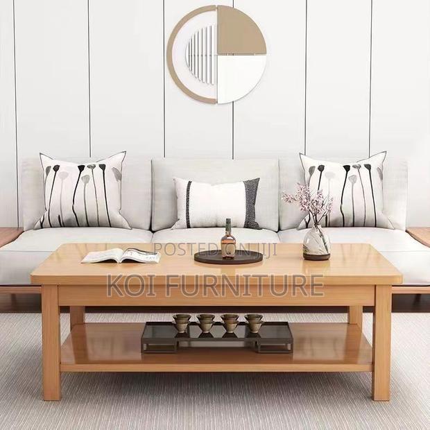 Coffee Table; Solid Mahogany Executive Home Office Coffee Table